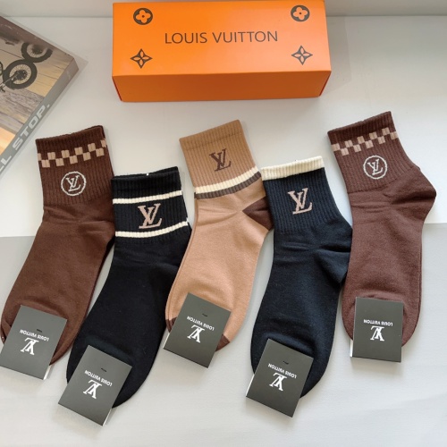 Replica Louis Vuitton LV Socks #1233488 $29.00 USD for Wholesale