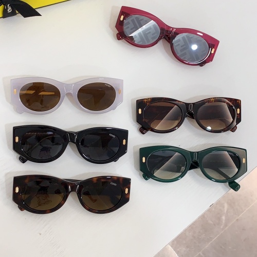 Replica Fendi AAA Quality Sunglasses #1233523 $60.00 USD for Wholesale