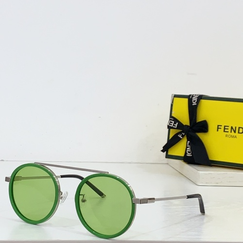 Wholesale Fendi AAA Quality Sunglasses #1233529 $60.00 USD, Wholesale Quality Replica Fendi AAA Quality Sunglasses