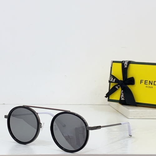 Wholesale Fendi AAA Quality Sunglasses #1233530 $60.00 USD, Wholesale Quality Replica Fendi AAA Quality Sunglasses