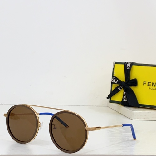 Wholesale Fendi AAA Quality Sunglasses #1233533 $60.00 USD, Wholesale Quality Replica Fendi AAA Quality Sunglasses