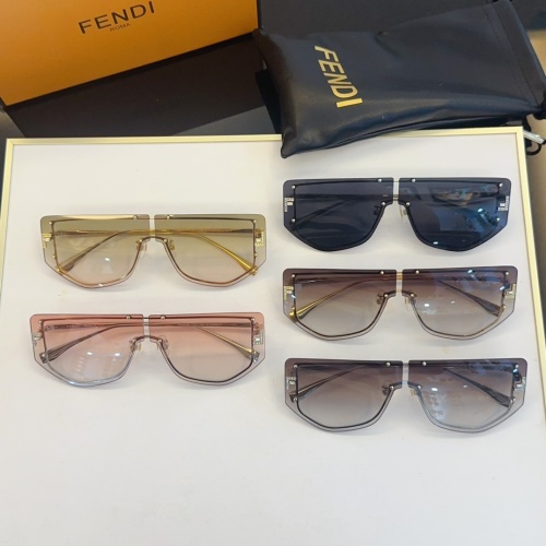 Replica Fendi AAA Quality Sunglasses #1233534 $60.00 USD for Wholesale