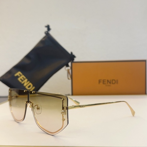 Wholesale Fendi AAA Quality Sunglasses #1233535 $60.00 USD, Wholesale Quality Replica Fendi AAA Quality Sunglasses