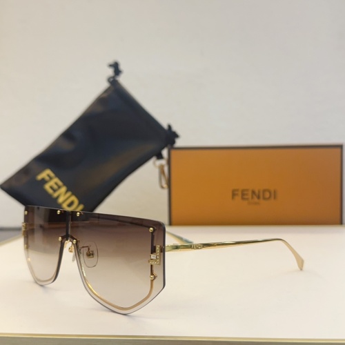 Wholesale Fendi AAA Quality Sunglasses #1233536 $60.00 USD, Wholesale Quality Replica Fendi AAA Quality Sunglasses