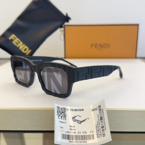 Wholesale Fendi AAA Quality Sunglasses #1233541 $64.00 USD, Wholesale Quality Replica Fendi AAA Quality Sunglasses