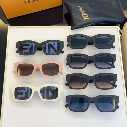 Replica Fendi AAA Quality Sunglasses #1233541 $64.00 USD for Wholesale