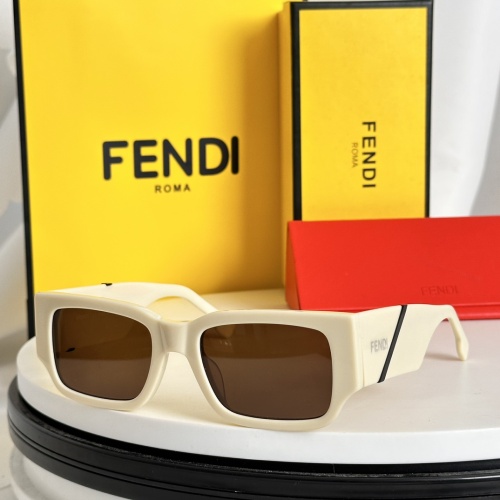 Wholesale Fendi AAA Quality Sunglasses #1233547 $52.00 USD, Wholesale Quality Replica Fendi AAA Quality Sunglasses