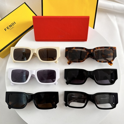 Replica Fendi AAA Quality Sunglasses #1233548 $52.00 USD for Wholesale