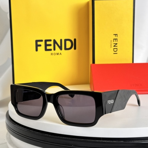 Wholesale Fendi AAA Quality Sunglasses #1233549 $52.00 USD, Wholesale Quality Replica Fendi AAA Quality Sunglasses