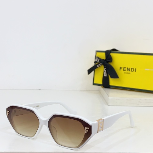 Wholesale Fendi AAA Quality Sunglasses #1233559 $60.00 USD, Wholesale Quality Replica Fendi AAA Quality Sunglasses