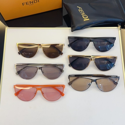 Replica Fendi AAA Quality Sunglasses #1233562 $60.00 USD for Wholesale