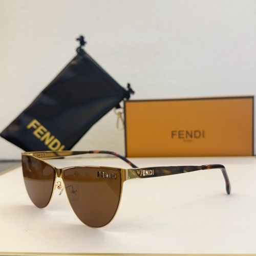 Wholesale Fendi AAA Quality Sunglasses #1233565 $60.00 USD, Wholesale Quality Replica Fendi AAA Quality Sunglasses