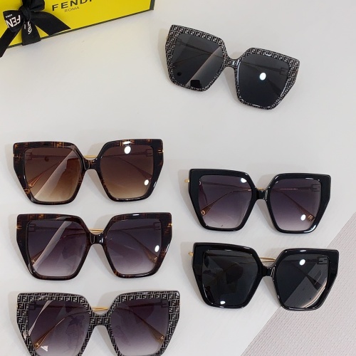 Replica Fendi AAA Quality Sunglasses #1233573 $64.00 USD for Wholesale