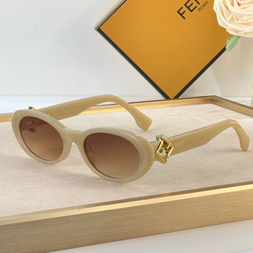 Wholesale Fendi AAA Quality Sunglasses #1233578 $60.00 USD, Wholesale Quality Replica Fendi AAA Quality Sunglasses