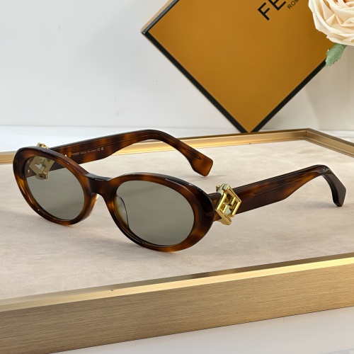 Wholesale Fendi AAA Quality Sunglasses #1233581 $60.00 USD, Wholesale Quality Replica Fendi AAA Quality Sunglasses