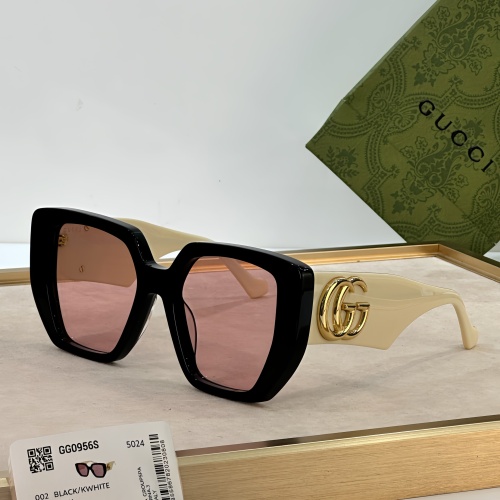 Wholesale Gucci AAA Quality Sunglasses #1233666 $60.00 USD, Wholesale Quality Replica Gucci AAA Quality Sunglasses