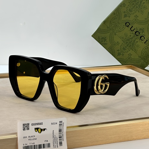 Wholesale Gucci AAA Quality Sunglasses #1233668 $60.00 USD, Wholesale Quality Replica Gucci AAA Quality Sunglasses