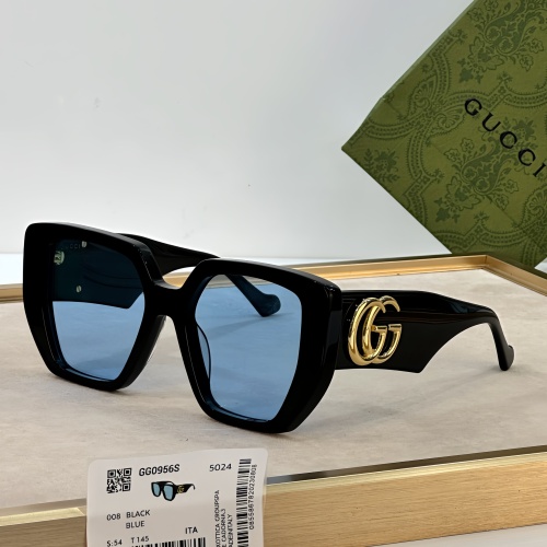 Wholesale Gucci AAA Quality Sunglasses #1233669 $60.00 USD, Wholesale Quality Replica Gucci AAA Quality Sunglasses