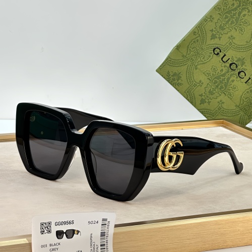 Wholesale Gucci AAA Quality Sunglasses #1233671 $60.00 USD, Wholesale Quality Replica Gucci AAA Quality Sunglasses