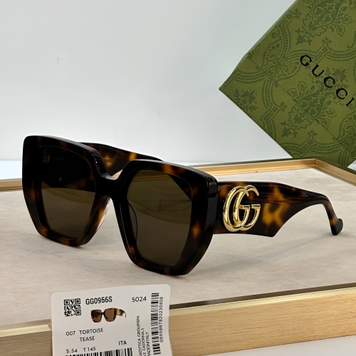 Wholesale Gucci AAA Quality Sunglasses #1233672 $60.00 USD, Wholesale Quality Replica Gucci AAA Quality Sunglasses