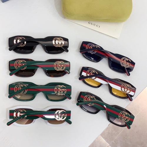 Replica Gucci AAA Quality Sunglasses #1233676 $60.00 USD for Wholesale