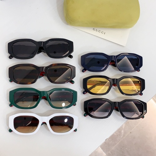 Replica Gucci AAA Quality Sunglasses #1233676 $60.00 USD for Wholesale