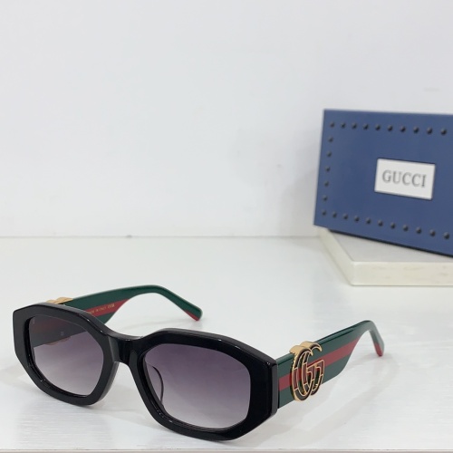 Wholesale Gucci AAA Quality Sunglasses #1233677 $60.00 USD, Wholesale Quality Replica Gucci AAA Quality Sunglasses