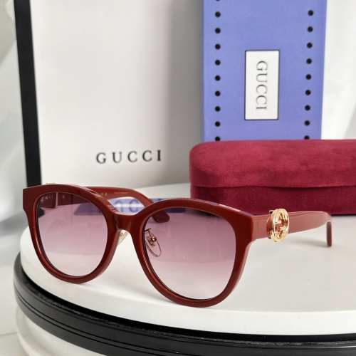 Wholesale Gucci AAA Quality Sunglasses #1233689 $52.00 USD, Wholesale Quality Replica Gucci AAA Quality Sunglasses