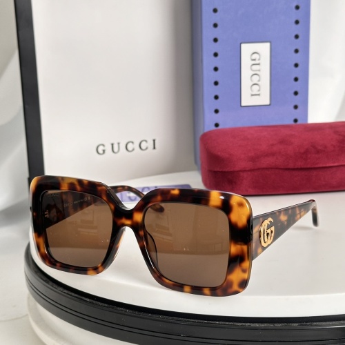 Wholesale Gucci AAA Quality Sunglasses #1233708 $56.00 USD, Wholesale Quality Replica Gucci AAA Quality Sunglasses