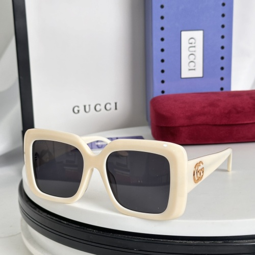 Wholesale Gucci AAA Quality Sunglasses #1233711 $56.00 USD, Wholesale Quality Replica Gucci AAA Quality Sunglasses