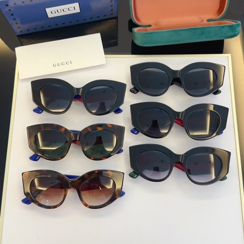 Replica Gucci AAA Quality Sunglasses #1233718 $60.00 USD for Wholesale