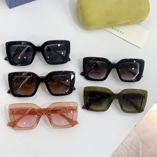 Replica Gucci AAA Quality Sunglasses #1233727 $60.00 USD for Wholesale