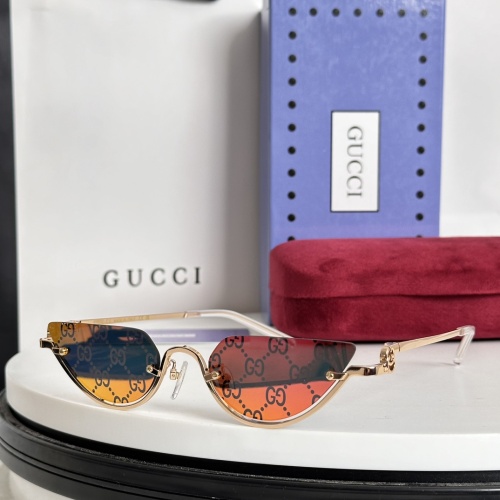 Wholesale Gucci AAA Quality Sunglasses #1233735 $52.00 USD, Wholesale Quality Replica Gucci AAA Quality Sunglasses