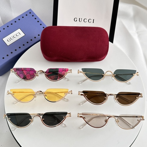 Replica Gucci AAA Quality Sunglasses #1233735 $52.00 USD for Wholesale