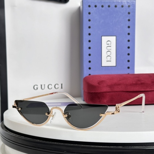 Wholesale Gucci AAA Quality Sunglasses #1233737 $52.00 USD, Wholesale Quality Replica Gucci AAA Quality Sunglasses