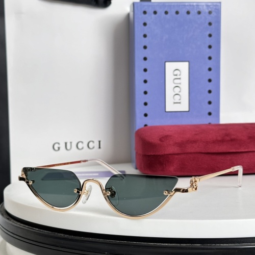 Wholesale Gucci AAA Quality Sunglasses #1233738 $52.00 USD, Wholesale Quality Replica Gucci AAA Quality Sunglasses