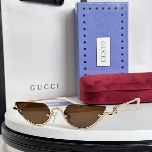 Wholesale Gucci AAA Quality Sunglasses #1233739 $52.00 USD, Wholesale Quality Replica Gucci AAA Quality Sunglasses