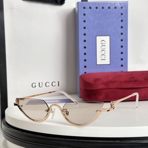 Wholesale Gucci AAA Quality Sunglasses #1233740 $52.00 USD, Wholesale Quality Replica Gucci AAA Quality Sunglasses