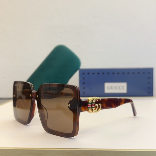 Wholesale Gucci AAA Quality Sunglasses #1233749 $60.00 USD, Wholesale Quality Replica Gucci AAA Quality Sunglasses