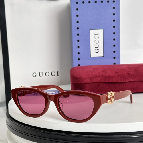 Wholesale Gucci AAA Quality Sunglasses #1233763 $52.00 USD, Wholesale Quality Replica Gucci AAA Quality Sunglasses