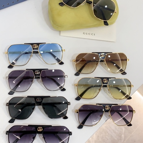 Replica Gucci AAA Quality Sunglasses #1233770 $60.00 USD for Wholesale