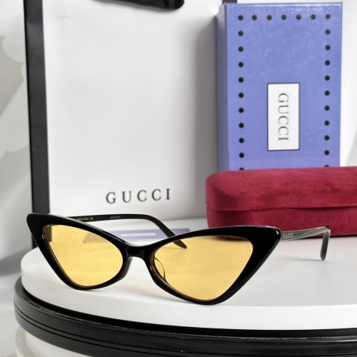 Wholesale Gucci AAA Quality Sunglasses #1233787 $52.00 USD, Wholesale Quality Replica Gucci AAA Quality Sunglasses