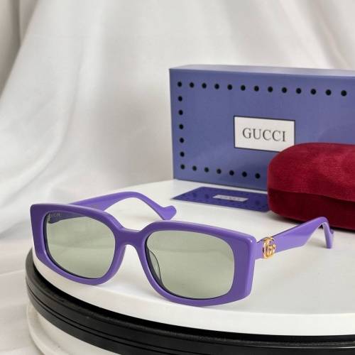 Wholesale Gucci AAA Quality Sunglasses #1233795 $52.00 USD, Wholesale Quality Replica Gucci AAA Quality Sunglasses