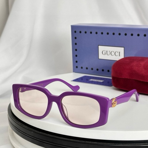 Wholesale Gucci AAA Quality Sunglasses #1233796 $52.00 USD, Wholesale Quality Replica Gucci AAA Quality Sunglasses