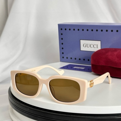 Wholesale Gucci AAA Quality Sunglasses #1233797 $52.00 USD, Wholesale Quality Replica Gucci AAA Quality Sunglasses