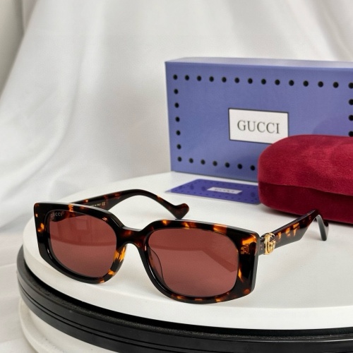 Wholesale Gucci AAA Quality Sunglasses #1233801 $52.00 USD, Wholesale Quality Replica Gucci AAA Quality Sunglasses