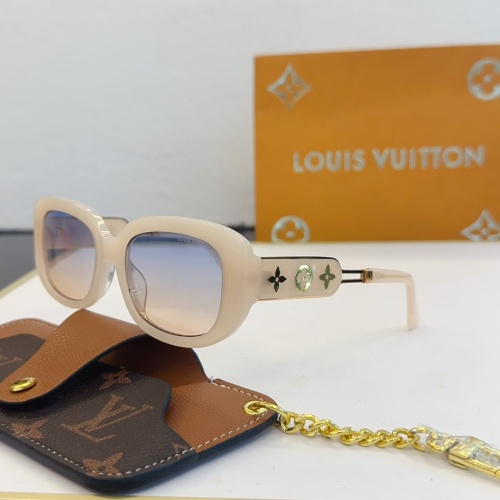 Wholesale Louis Vuitton AAA Quality Sunglasses #1233923 $64.00 USD, Wholesale Quality Replica Louis Vuitton AAA Quality Sunglasses