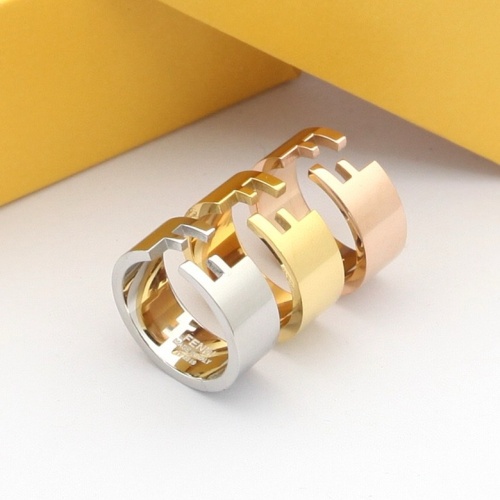 Replica Fendi Rings #1233942 $23.00 USD for Wholesale