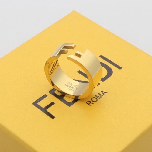 Wholesale Fendi Rings #1233944 $23.00 USD, Wholesale Quality Replica Fendi Rings