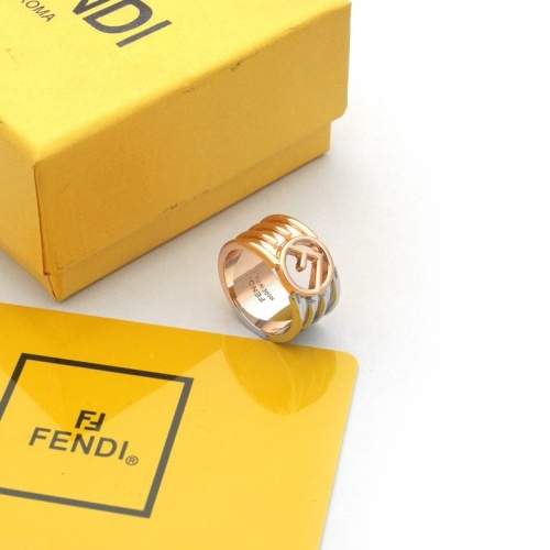 Wholesale Fendi Rings #1233956 $25.00 USD, Wholesale Quality Replica Fendi Rings